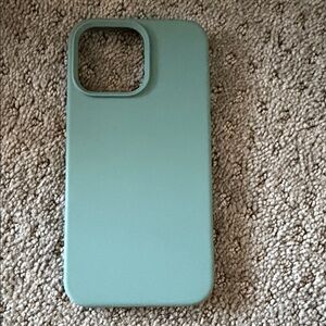14 pro max Sleek Green Phone Case